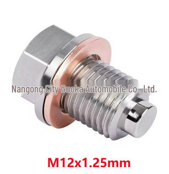 Magnetic Oil Drain Plug M14 x 1.5 for Honda, Ford, Hyundai, Mazda - Strong Magnetic Oil Pan Bolt