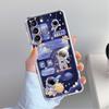 Astronaut Universe Clear Case For Samsung Galaxy S22 S20 FE S21 S10 S9 Plus Note 20 Ultra 10 Lite Transparent Phone Shell