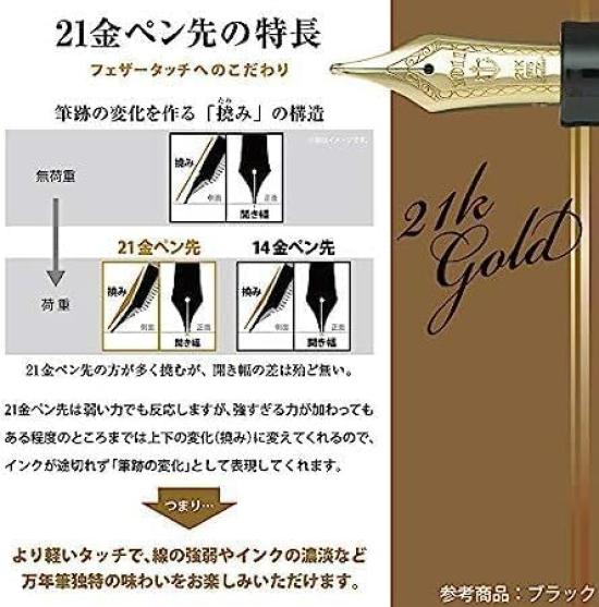 Stilou Sailor Profit Standard 21 Marun 21K Vârf Fin F Utilizare Duală 11-1521-232