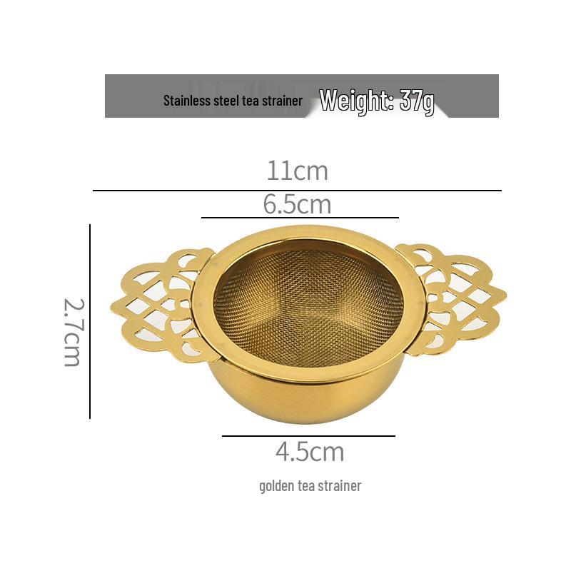 304 Stainless Steel Tea Infuser Set with Lace Design