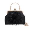 Handbag Women Cloth Flower Chain Strap Evening Wedding