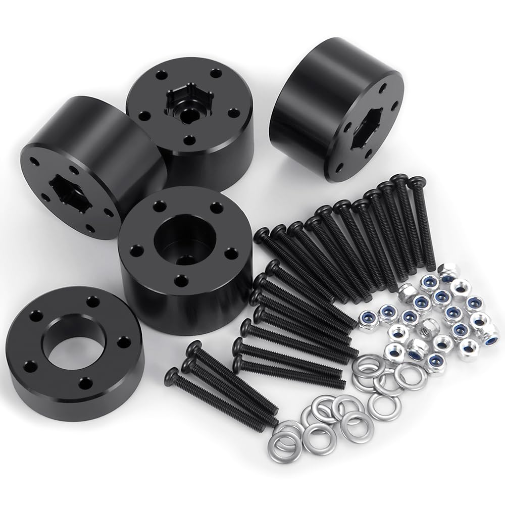 TRZX RC Front Wheel Hex Hub Extension Combiner +11mm for Tamiya 1/10 Crod Buster 4x4x4