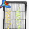Parrot Climbing Toy Spiral Shape Bite Resistant Bright Color Tassel Design Wear-Resistant Relieve Stress