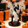 Kreative Gothic-Geschenke für den Verlobungstag des Totenfestes Tanzendes Skelett-Paar Figur, Halloween-Hochzeit Einzigartige Nischen-Gedenkstatue Liebhaber