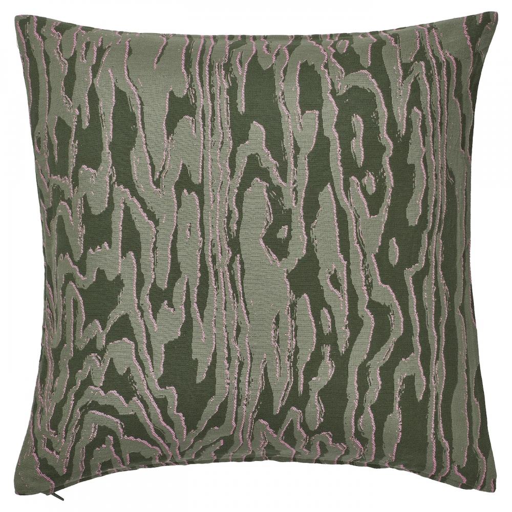 

IKEA TANDMOTT Чехол на подушку серо-зелено-розовый 50x50 см