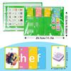 81pcs CVC Word Flip Charts Desktop Chart Card Set Interactive Spelling Game, Word Building Cards, Educational Spelling Toy, Literacy Learning Card