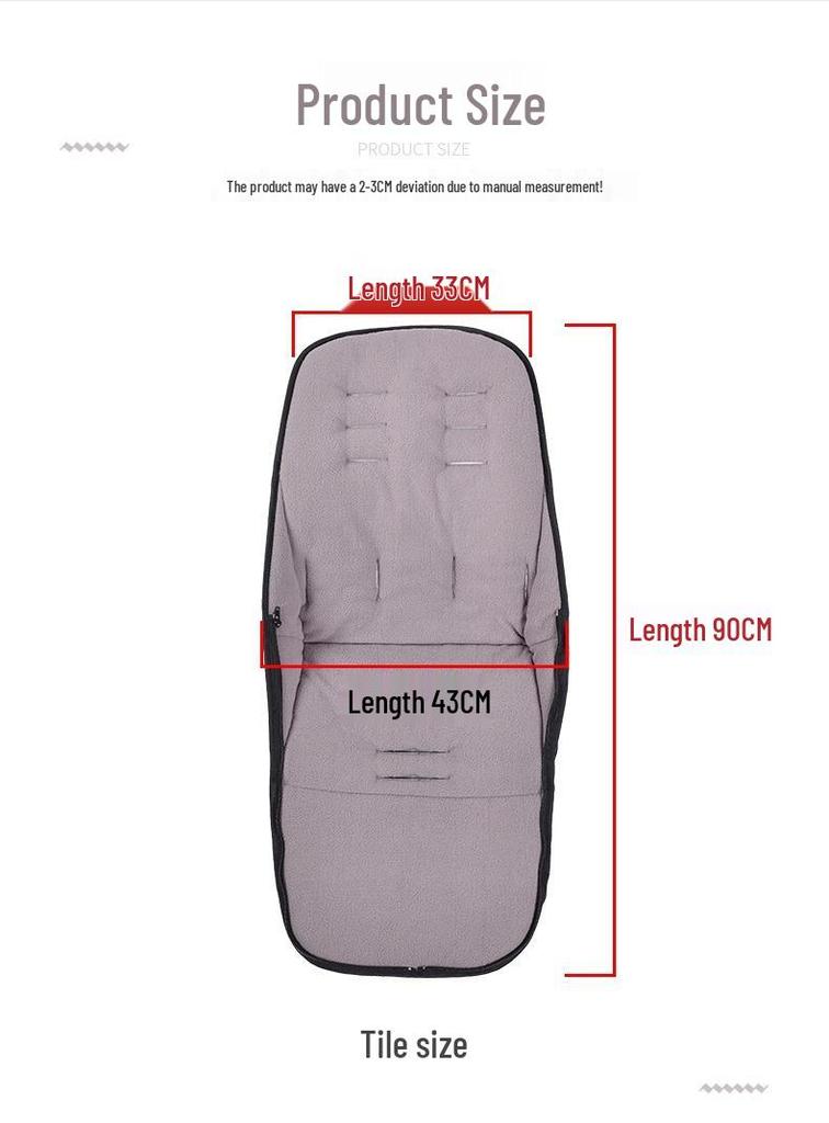 Winter Windproof Stroller Foot Cover: Cozy Sleeping Bag & Pad