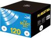 Yasaka Plaselect Tischtennis 10 Dutzend A61 Bälle, Weiß, (120 Bälle),
