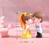 New Lovers Figures Couple Miniature Home Decor People Boy Girl Model Princess Fairy Gnome Valentine's Day Gift Dollhouse