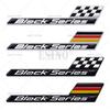 Black Series 3D Metal Adhesive Emblem Rear Fender Body Badge Auto Accessory for Mercedes Benz GT C63S A35 E63 S63
