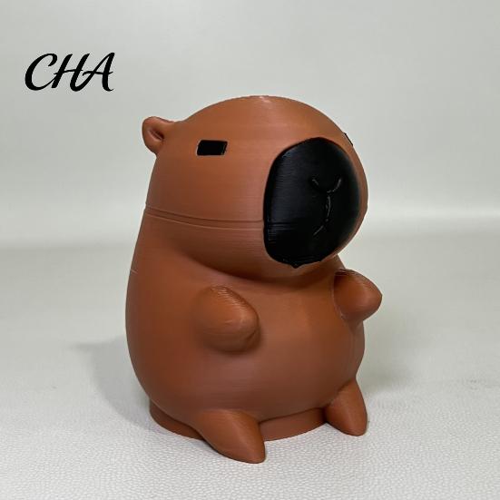 Abschlepphaken-Schutz 3D-gedeckter Capybara-Ball-Deckel, Dekorative Anhänger-Staub-Kupplungsabdeckung, 50mm Abschleppschutz, Wohnmobil-LKW-Zubehör Langlebige Kappe