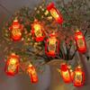 Solar LED Kerosene Lantern String Lights for Camping and Decor
