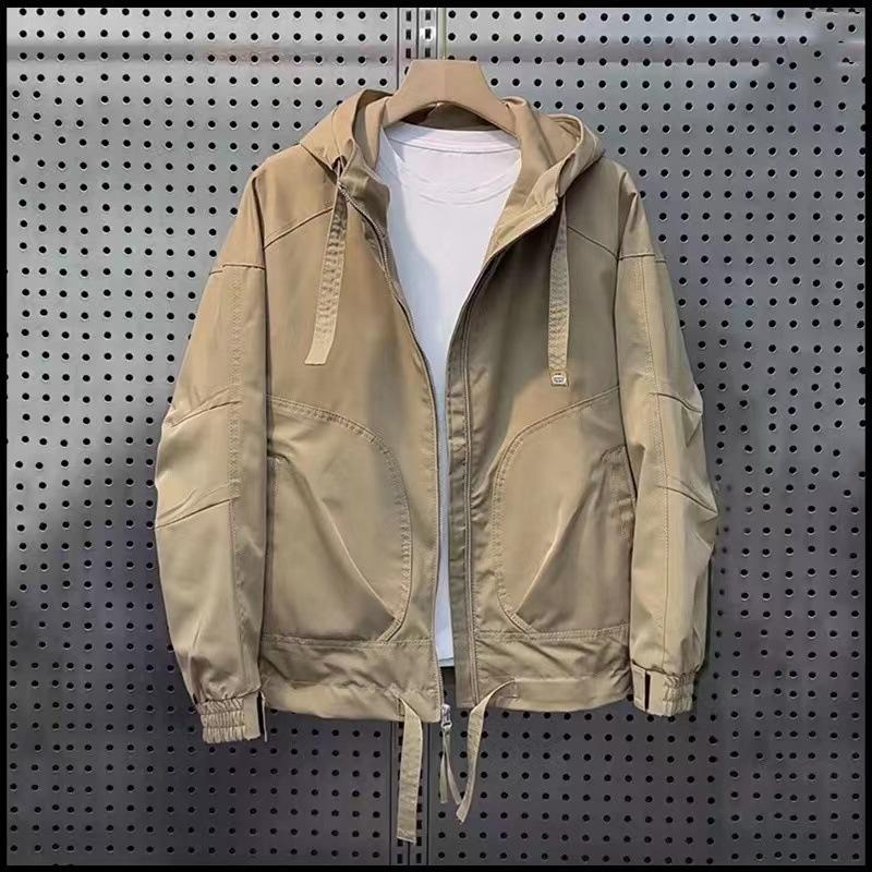 Jacken für Herren, Frühlings- und Herbststile, Schicke Jacken, Herrenoberteile, Neue trendige Marke Stehkragenjacken