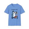 Unisex Softstyle T-Shirt Snowman Lantern Christmas Presents Snow Winter Holiday