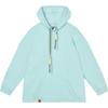 X Magic Stick Hooded Casual Loose Knit Sweatshirt Women Sweatshirt Aqua-Green F11W339202F-TQ
