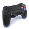 Controller Drahtlos Bluetooth Double Shock Controller Joystick Gamepad für PS4 mit Touchpad und Audioanschluss-schwarz-