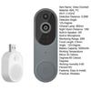 Wireless Safe Doorbell Camera 1080p Resolution Real-Time Communication AI Motion Detection Easy Installation Wi-Fi Video Doorbell