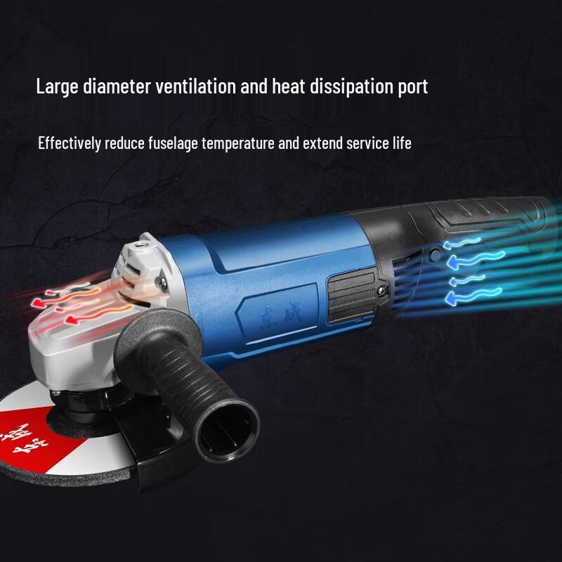 Dongcheng S1M-FF04-150 Industrial Angle Grinder CN plug (adapter included)