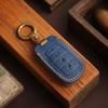 Handmade Genuine Leather Key Cover for Dodge GMC Pickup Truck Car Keys Protection