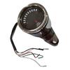 Motorcycle Oil Fuel Gauge Alloy LED Oil Meter Universal Odometer Fuel Level Indicator for Motorbike Dashboard Upgrade