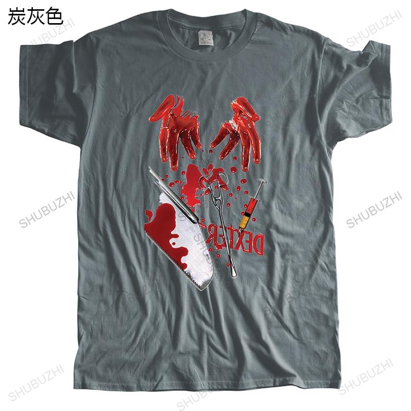cotton O-neck tshirt men summer tees Hot sale Licensed Showtime Dexter Tools of the Trade Adult Homme Tee-shirt short sleeve