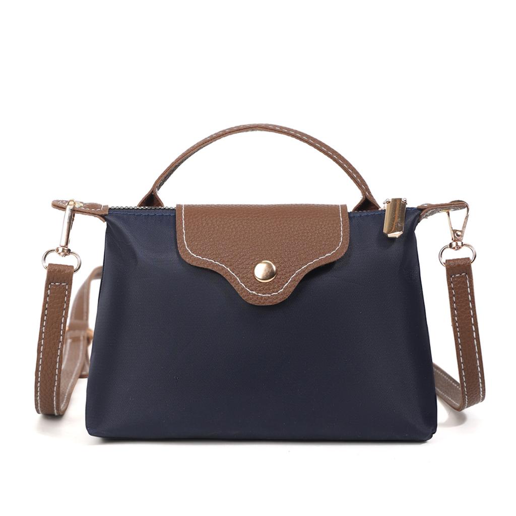 Mini borsa per ravioli in nylon da donna, borsa a tracolla portatile, borsa leggera e versatile per telefono, tracolla regolabile