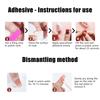 Halloween Fake Nails Stickers 48pcs Creepys Blood Drip Patterns Selfs Adhesive Nail Art For Women Party Costume Makeup