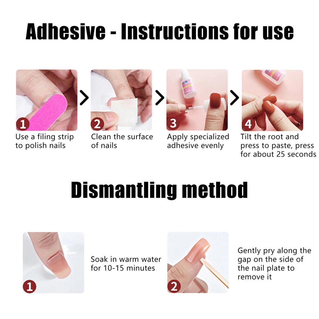 Halloween Fake Nails Stickers 48pcs Creepys Blood Drip Patterns Selfs Adhesive Nail Art For Women Party Costume Makeup