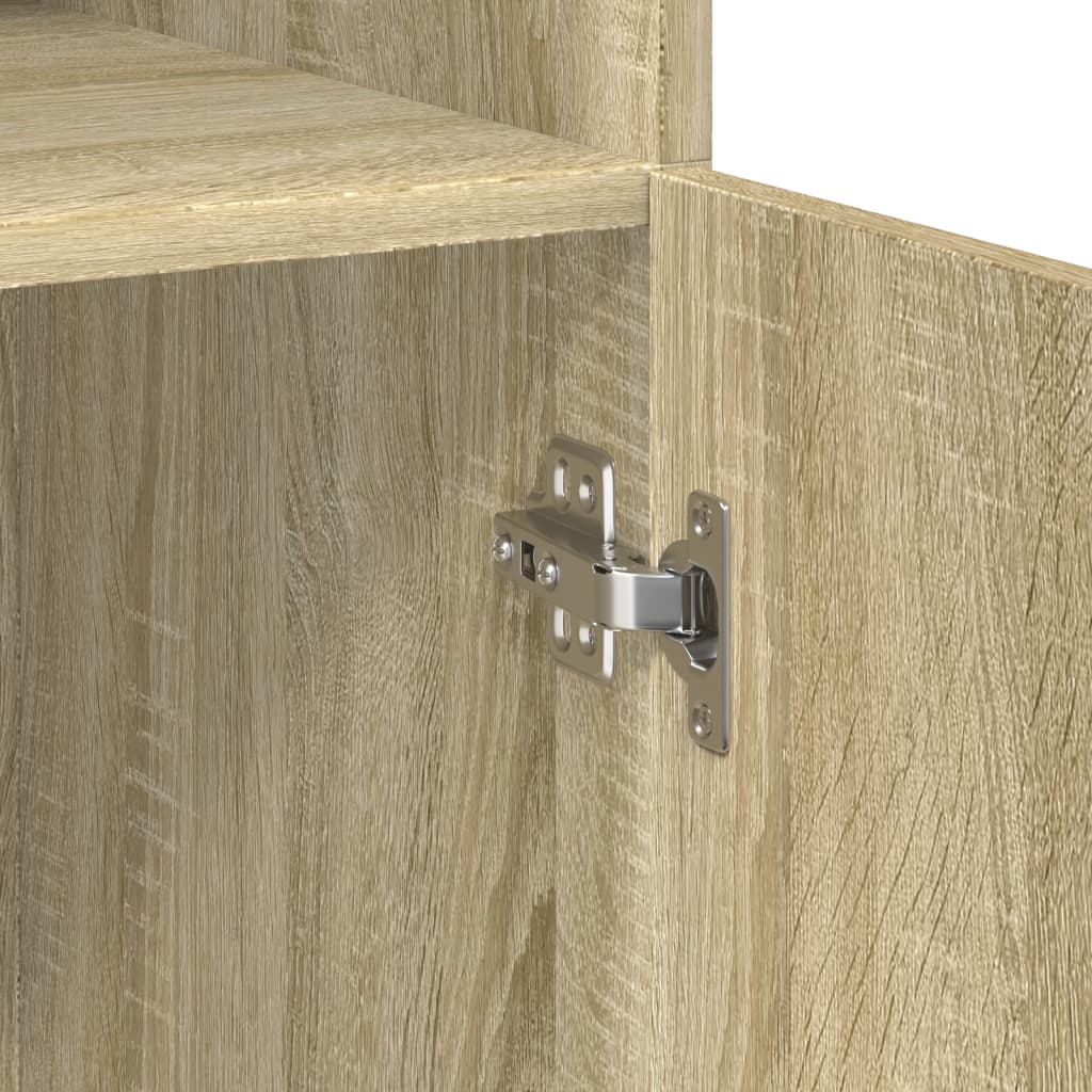 Tall Cabinet Sonoma Oak 70 X 42.5 X 225 Cm Particleboard