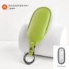 For Leading Ideal Lixiang L9 L8 L7 Car Key Case Smart Remote Keychain Sheepskin Cover Shell Alcantara Interior Protectors
