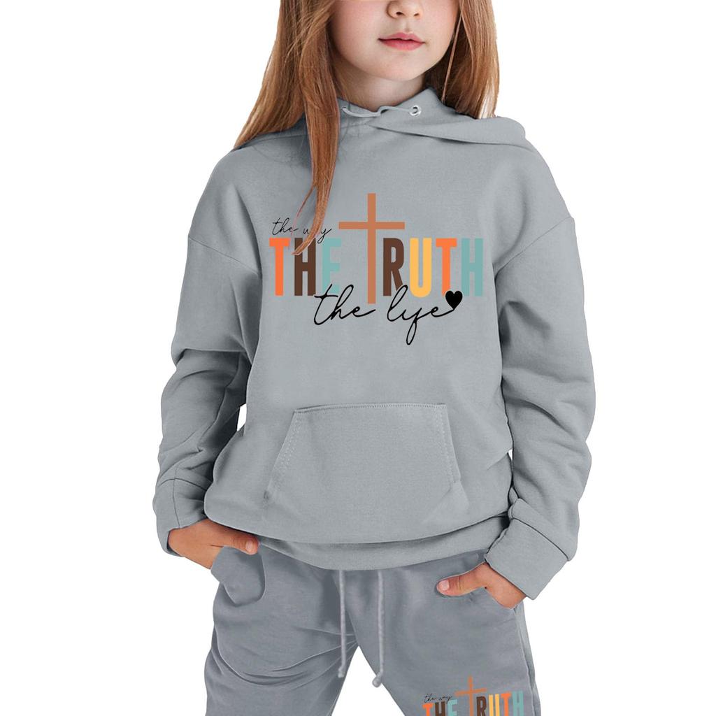 Chłopcy Dziewczęta Dresy Odzież Bluza z kapturem Spodnie dresowe do biegania Dresy Zestaw Modny Strój