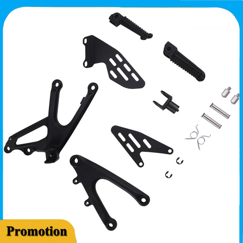 

Portable Motorcycle Front Rider Footrest Foot Pegs Footpegs Rearset Brackets For Yamaha YZF R1 1000 2007 2008 чёрный