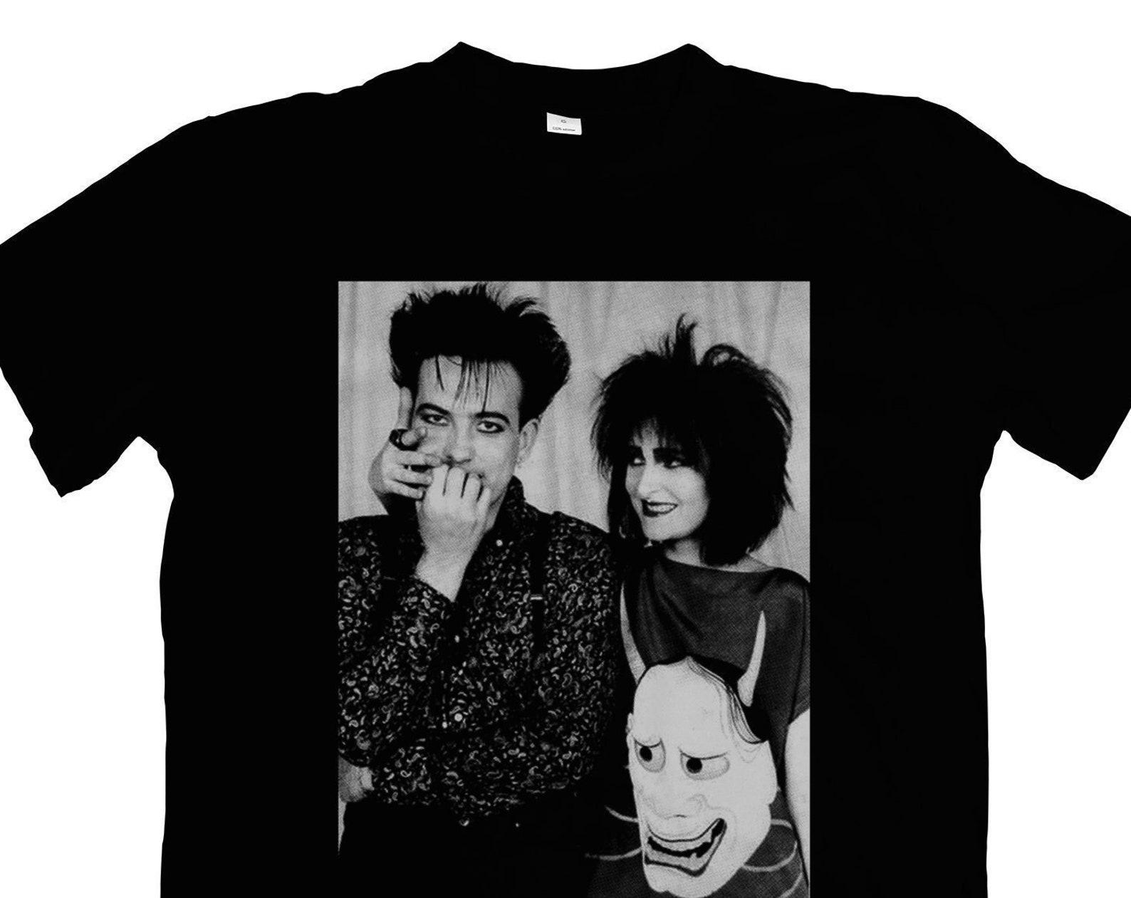 Robert Smith and Siouxsie Sioux - Goth - The Cure - Siouxsie and the Banshees - music shirt 3XL