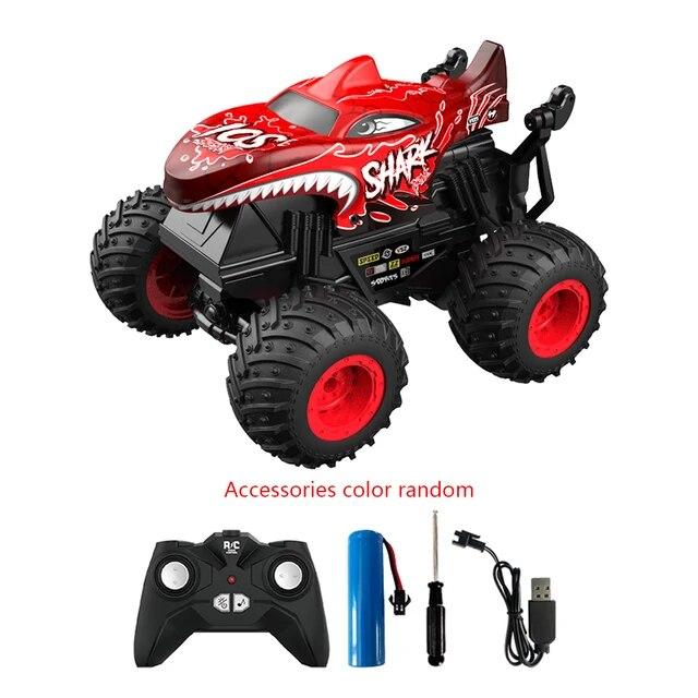 4WD RC Car With Led Lights 2.4G Radio Remote Control Cars Off Road Control Trucks Boys Toys for Children