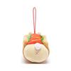 IRIS RAIN ANIROLLZ Basic Series Hot Dog Bunny Plush Strap, 7x6x9cm (ANI-BN-PK)