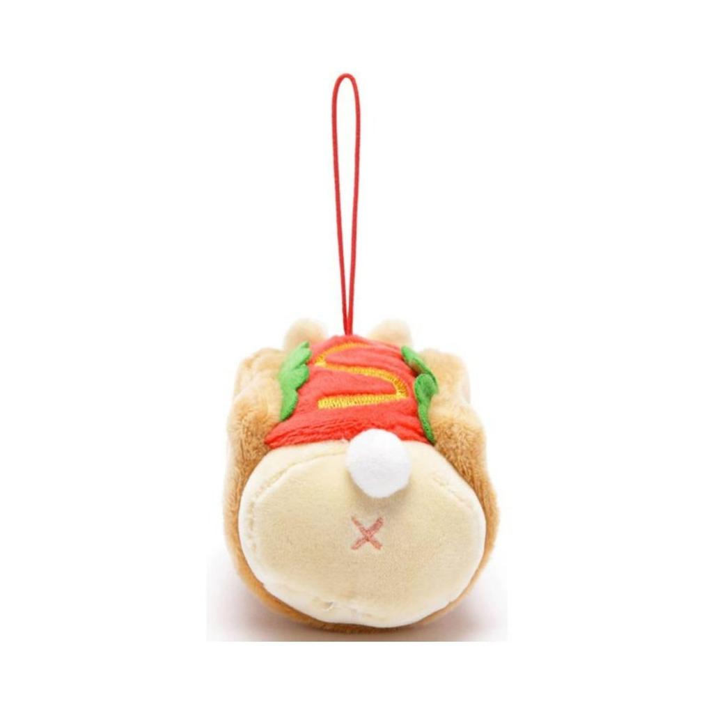 IRIS RAIN ANIROLLZ Basic Series Hot Dog Bunny Plush Strap, 7x6x9cm (ANI-BN-PK)