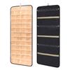 1pc Travel Portable Wall Hanging Jewelry Organizer Necklace Holder Anti-Tangle Earrings Hanger With 20 Bags Storage Roll