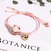 Cat Temperament Bell Braided Rope Fashion Jewelry Red Rope Bracelet Zodiac Hand Rope Women Gifts