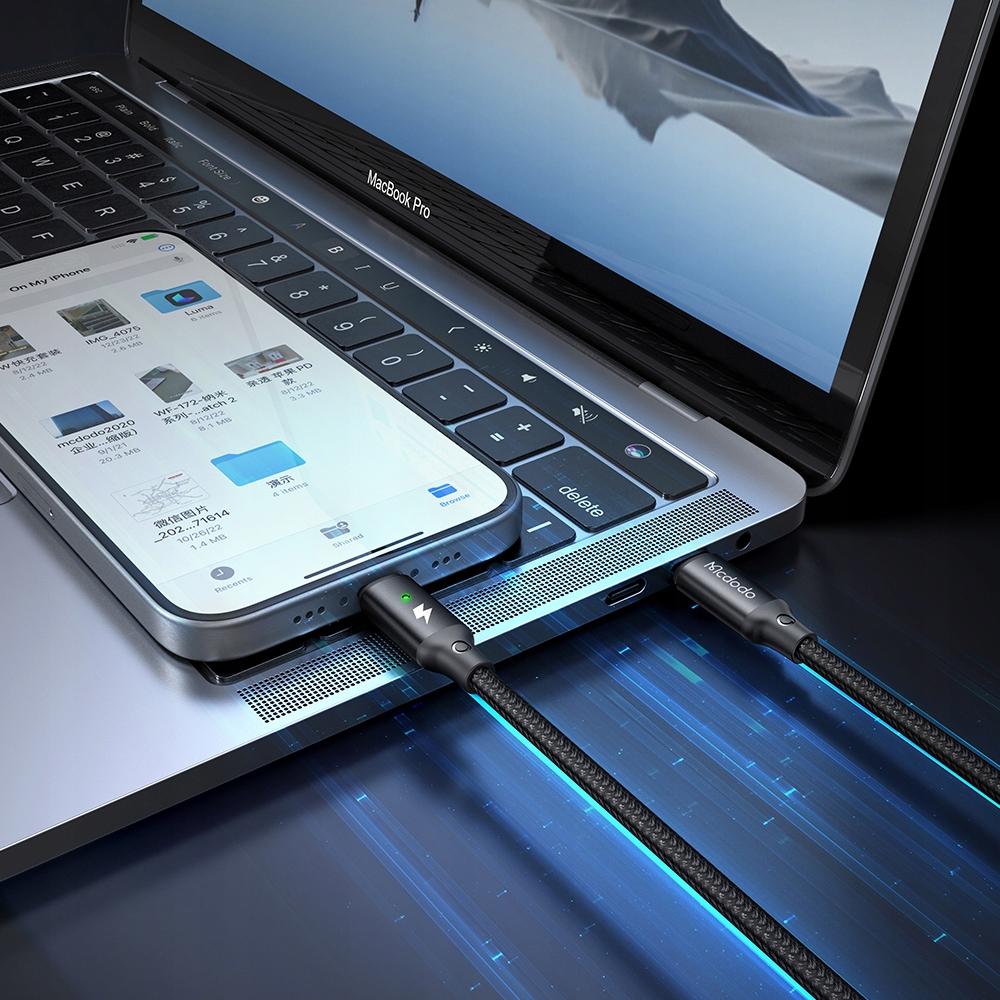 Mcdodo Inductive Charger For Apple Watch 2In1 Cable For Iphone Macbook 60W