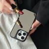 Luxury Mirror Make Up Acrylic Phone Case for iPhone 16 15 14 13 Pro Max 11 12 Ultra Slim Shockproof Thin Cover for iPhone 16Pro