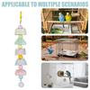 Bird Cage Toys Multifunctional Pet Grinding Supplies Colorful Parrot Beak Grinding Stones Toys For Macaws Sparrow Parakeet