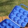 Shockproof Egg Box Portable Egg 12 Grid Storage Box Shockproof Egg Box Necessary For Camping Picnic Thickened Egg Box Travel Outdoor 20 x 19 x 7cm