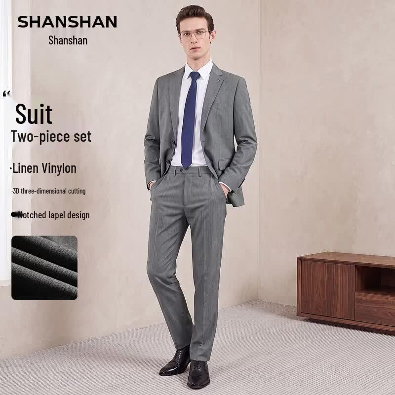 SHANSHAN Men's Business Suit Set