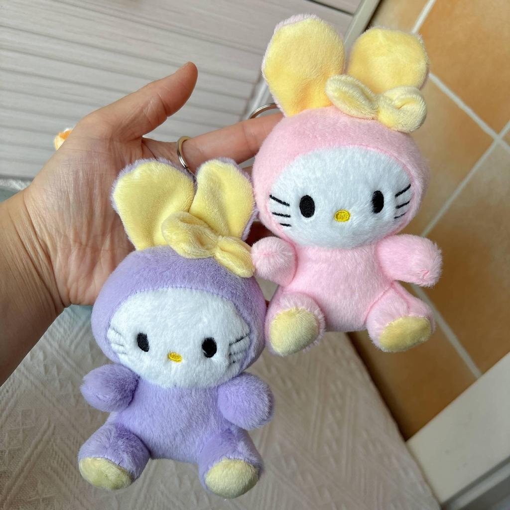 KT Sanrio Series Rabbit Plush Keychain Pendant Toy