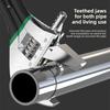 Professional Short Handle Adjustable Wrench Large Opening Multi Function Pipe Repair Tool for Small Space