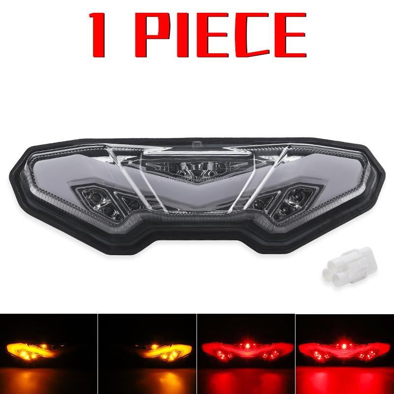 Motorcycle LED Taillight Brake Assembly with Steering Rear Tail Light For YAMAHA MT09 Tracer 2015 2016 2017 2018 FJ-09 2015-2018