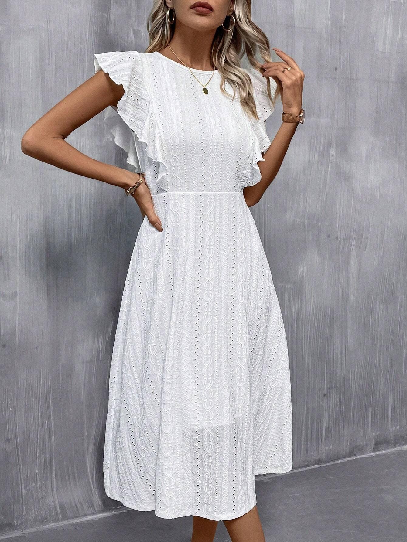 Hot Selling Elegant Ladies Classic Ruffle Edge A White Zipper Skinny Women s Dress Coat S белый