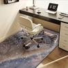 Office Carpet Snowy Wolf Design for Sofa Protection Under Chairs