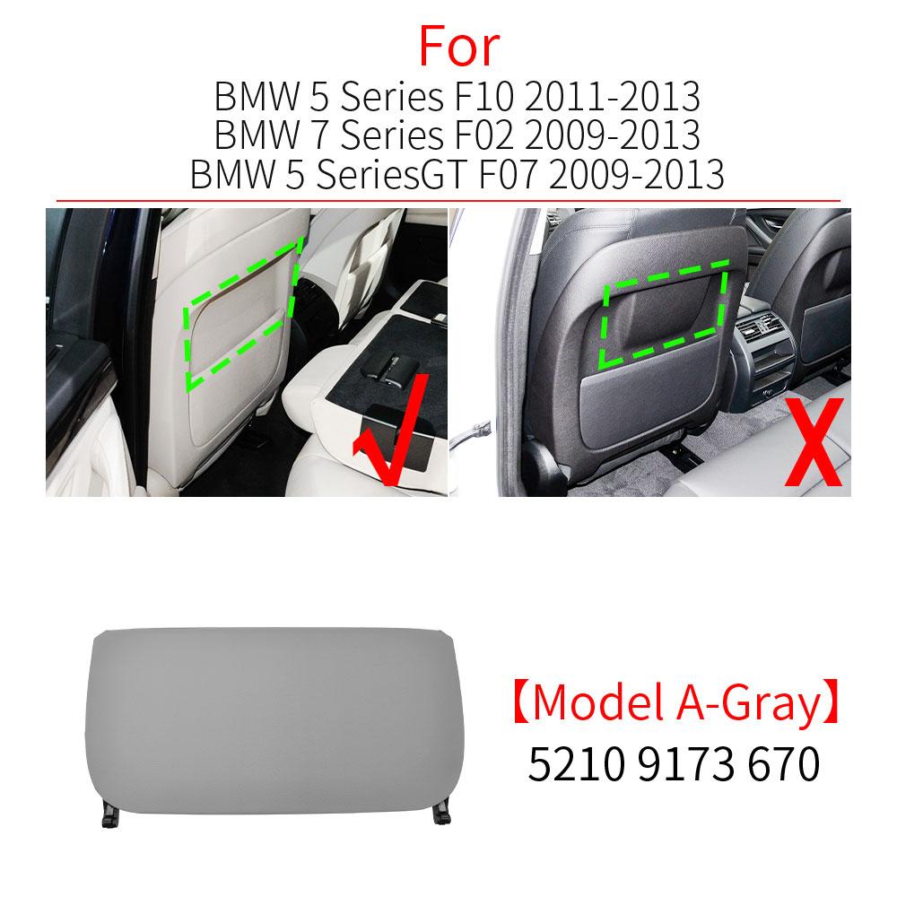 Für BMW F10 F10 F06 F07 F02 Auto-Rücksitzlehnen-Panel Leder-Rückenlehnen-Aufbewahrungstaschen-Abdeckung Zubehör für BMW 5 6 7 Serie 520 630 740