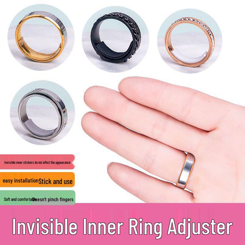

Transparent Ring Adjuster: Invisible Grip for a Snug, Slip-Free Fit